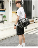 Men Travel Bags High Quality PU Leather Handbags Casual Vintage Shoulder Bag Laptop Bags Black Brown Luggage Hand Bag