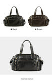 Men Travel Bags High Quality PU Leather Handbags Casual Vintage Shoulder Bag Laptop Bags Black Brown Luggage Hand Bag
