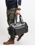 Men Travel Bags High Quality PU Leather Handbags Casual Vintage Shoulder Bag Laptop Bags Black Brown Luggage Hand Bag
