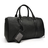 Fashion Genuine Leather Travel Duffel Man Unisex Soft Cow Leather Business Big Travel Bag Luggage Weekend Bag Large Shoulder Bag