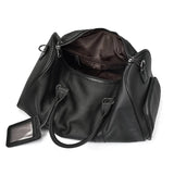 Fashion Genuine Leather Travel Duffel Man Unisex Soft Cow Leather Business Big Travel Bag Luggage Weekend Bag Large Shoulder Bag