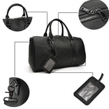 Fashion Genuine Leather Travel Duffel Man Unisex Soft Cow Leather Business Big Travel Bag Luggage Weekend Bag Large Shoulder Bag