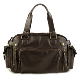 Men Travel Bags High Quality PU Leather Handbags Casual Vintage Shoulder Bag Laptop Bags Black Brown Luggage Hand Bag