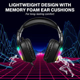 Headphones 3.5mm Wired Gaming Headset Earphones Music For PS4 Play Station 4 Game PC Chat Computer With Microphone