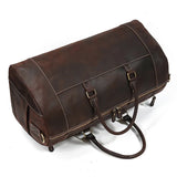 Large Travel Bag Genuine Leather Vintage Style Luggage Bags Men Male Duffle Bags Travelling Bag Weekender Bags for Man