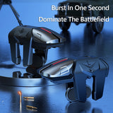 G21 1 Pair 6 Finger Game Controller Gamepad Flexible Sensitive Gaming Aim Shooting Triggers Joystick Button for PUBG Mobile