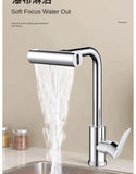 Kitchen faucet, rain waterfall, vegetable washing basin, sink, household sink, hot and cold two in one, pressurized rotating