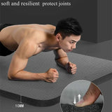 Gym Mat Yoga Pilates and Fitness Mat - Thick Gym Mat Exercise and Sports185cm×90cm×1cm Sound Insulation and Vibration Damping