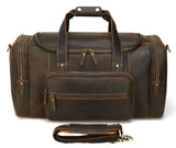 Large Travel Bag Genuine Leather Vintage Style Luggage Bags Men Male Duffle Bags Travelling Bag Weekender Bags for Man