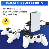 NEW GS5 Pro G620 Video Game Console 8 Bit USB 2 Wired Handheld Game Player 620 Classic Games Retro AV Output TV Gaming Console