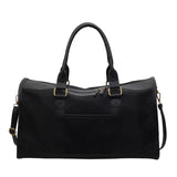 Elegant Leather Travel Bag – Adjustable, Large Capacity Weekend Bag with Zipper Closure and Durable Leather Straps