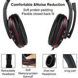 Gaming Headset 3.5mm Wired Over-Head Gamer Headphone With Microphone Volume Control Gamer Earphone Headset For Xbox PS4 PC