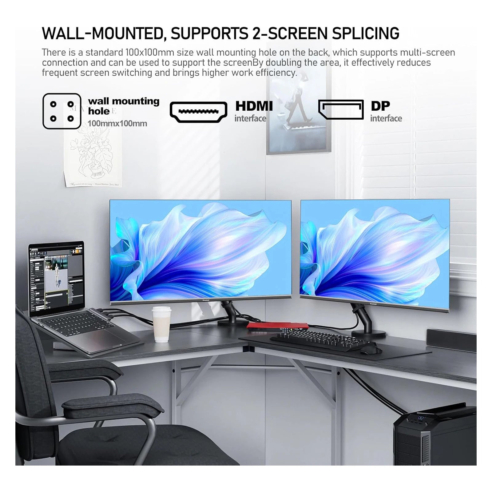 32 Inch 4K 2K 1K Gaming Screen 120hz 165hz 240hz Computer Display 1ms Ips Panel Frameless Desktop Pc  Gaming