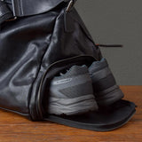 Organizers designers handmade genuine leather large-capacity men's travel bags outdoor fitness soft cow leather black handbag