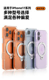 Suitable for iPhone 17,16,15 series, 360° rotating transparent protective phone case with stand, shockproof and drop-resistant