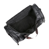 Genuine Split Leather Travel Bag for Men - Large Capacity Water-Resistant Gym Duffel Bag for Business Trip & Sports