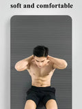 Gym Mat Yoga Pilates and Fitness Mat - Thick Gym Mat Exercise and Sports185cm×90cm×1cm Sound Insulation and Vibration Damping
