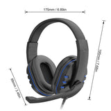 Gaming Headset 3.5mm Wired Over-Head Gamer Headphone With Microphone Volume Control Gamer Earphone Headset For Xbox PS4 PC