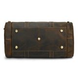 Large Travel Bag Genuine Leather Vintage Style Luggage Bags Men Male Duffle Bags Travelling Bag Weekender Bags for Man