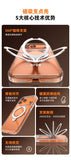 Suitable for iPhone 17,16,15 series, 360° rotating transparent protective phone case with stand, shockproof and drop-resistant