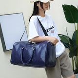 Travel Bag For Men Pu Leather Shoulder Bag Big Capacity Tote Bags For Women Fashion New Duffle Crossbody Bag Sports Pack luggage