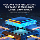 G90 7inch 64GB 4000mAh portable handheld game console arcade high-definition For PSP/PS1 nostalgic retro TV Gaming Controller