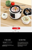 12V 24V Portable Electric Rice Cooker 2L Timing Reservation Food Heating Cooking Steamer Soup Stew Pot Steamer Cooker