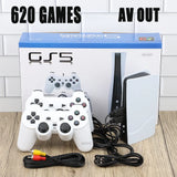 New GS5 Pro Video Game Console With 620 Classic Game 8 Bit TV Consola Retro Handheld Kids USB Two Wired Gaming Player AV Output