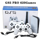 New GS5 Pro Video Game Console With 620 Classic Game 8 Bit TV Consola Retro Handheld Kids USB Two Wired Gaming Player AV Output
