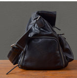 Organizers designers handmade genuine leather large-capacity men's travel bags outdoor fitness soft cow leather black handbag