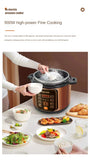 Electric pressure cooker, household multifunctional rice cooker, intelligent 5-liter large capacity