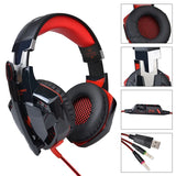 Wired Gaming Headsets Big Headphones with Led Light Mic Stereo Earphones Deep Bass for PC Computer Gamer Laptop PS4 New X-BOX