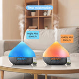 500ml Ultrasonic Air Humidifier Aromatherapy mist Essential Oil Diffusers 14 multicolor LED night lights with 6 oils for home