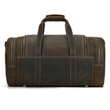 Large Travel Bag Genuine Leather Vintage Style Luggage Bags Men Male Duffle Bags Travelling Bag Weekender Bags for Man