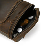 Large Travel Bag Genuine Leather Vintage Style Luggage Bags Men Male Duffle Bags Travelling Bag Weekender Bags for Man