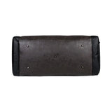 Genuine Split Leather Travel Bag for Men - Large Capacity Water-Resistant Gym Duffel Bag for Business Trip & Sports