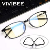 VIVIBEE Anti Blue Light Glasses Men Bluelight Radiation Women  TR90 Computer Protection Gaming Glasses Blue Blocking UV Eyewear