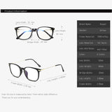 RBEWTP TR90 Anti Blue light Goggles led Reading Glasses Radiation-resistant Glasses Computer Gaming eyeGlasses Frame Eyewear 008
