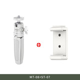 Ulanzi MT-08 Foldable Mini Tripod Mount 1/4&#39;&#39; Tripod Monopod Hand Grip Universal for DSLR Android iPhone Smartphone