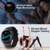 Cubot N1 2021 Smart Watch Men Women Blood Oxygen Fitness Bracelet  5ATM Waterproof Smartwatch For Android IOS