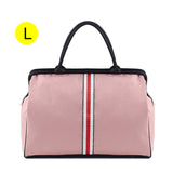 Korean Version Overnight Weekend Traveling Bag Strip Handbag Big Travel Bag Luggage Men&#39;s Foldable Duffle Bags 2022 New XA637ZC