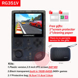 ANBERNIC New RG351V Retro Games Built-in 16G RK3326 Open Source 3.5 INCH 640*480 handheld game console Emulator For PS1 kid Gift