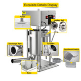 VEVOR 10-30L Vertical Sausage Stuffer Automatic Filling Machine Food Processors Kitchen Accessories Home Appliance for Hot Dog