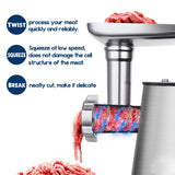3200W Electric Meat Grinders Stainless Steel Grinder Sausage Stuffer Powerful Electric Meat Mincer Home Kitchen Food Processor