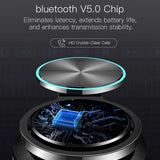 AIRAUX ER1 Bluetooth-compatible Wireless Headphones HiFi Stereo Music Headset RGB HD Call TF Card Earphone