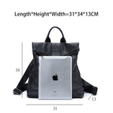Leather Anti Theft Women Backpack Outdoor Travel Bag Large Capactiy Girl&#39;s Schoolbag Daily Knapsack Mochila Feminina Sac A Dos