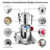 Big Capacity 800G 3000W Herb Grinder Coffee Machine Grain Spices Mill Medicine Wheat Mixer Dry Food Grinder
