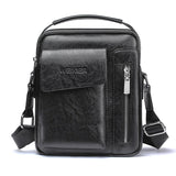 Men Bags Shoulder Bags Crossbody Bag Multi-function Men Handbags Capacity PU Leather Bag For Man Messenger Bags Tote Bag