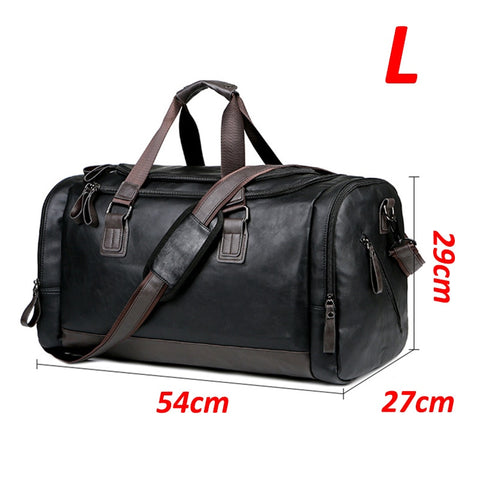 Men Business Travel Handbags High Quality Leather Casual Duffle Bag sac de Traveling Big Office Crossbody Bags For Male XA532ZC