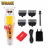 WMARK NG-108 NG-118 Transparent Style Rechargeable Hair clipper Professional Cord &amp; cordless NG-202 Hair Trimmer